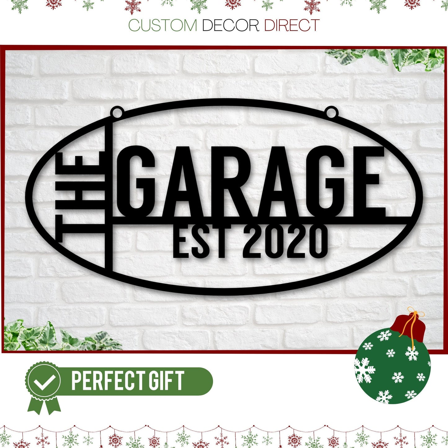 Personalized Garage Sign, Hanging Shop Sign, Store Sign, Husband Gift, Custom Garage Sign, Metal Shop Sign, Metal Workshop Sign, Metal Sign