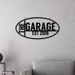 Personalized Gift For Him, Husband Gift, Custom Garage Sign, Metal Shop Sign, Metal Workshop Sign, Metal Sign, Bestseller
