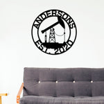 Oil pump sign, Oilfield Decor, Metal Wall Art, Pump jack, Oil Field Sign, Oil Drilling rig, Midwest Art, Man Cave Decor, Oil Pump Jack