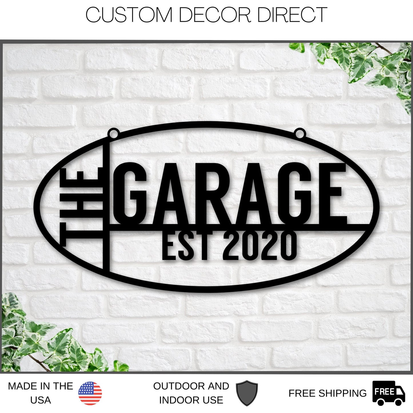 Personalized Gift For Him, Husband Gift, Custom Garage Sign, Metal Shop Sign, Metal Workshop Sign, Metal Sign, Bestseller