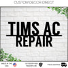 AC Business sign, Air Conditioning Business, AC Sign, Business Sign, Custom Busines Sign, LLC sign, Personalized Business