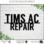 AC Business sign, Air Conditioning Business, AC Sign, Business Sign, Custom Busines Sign, LLC sign, Personalized Business
