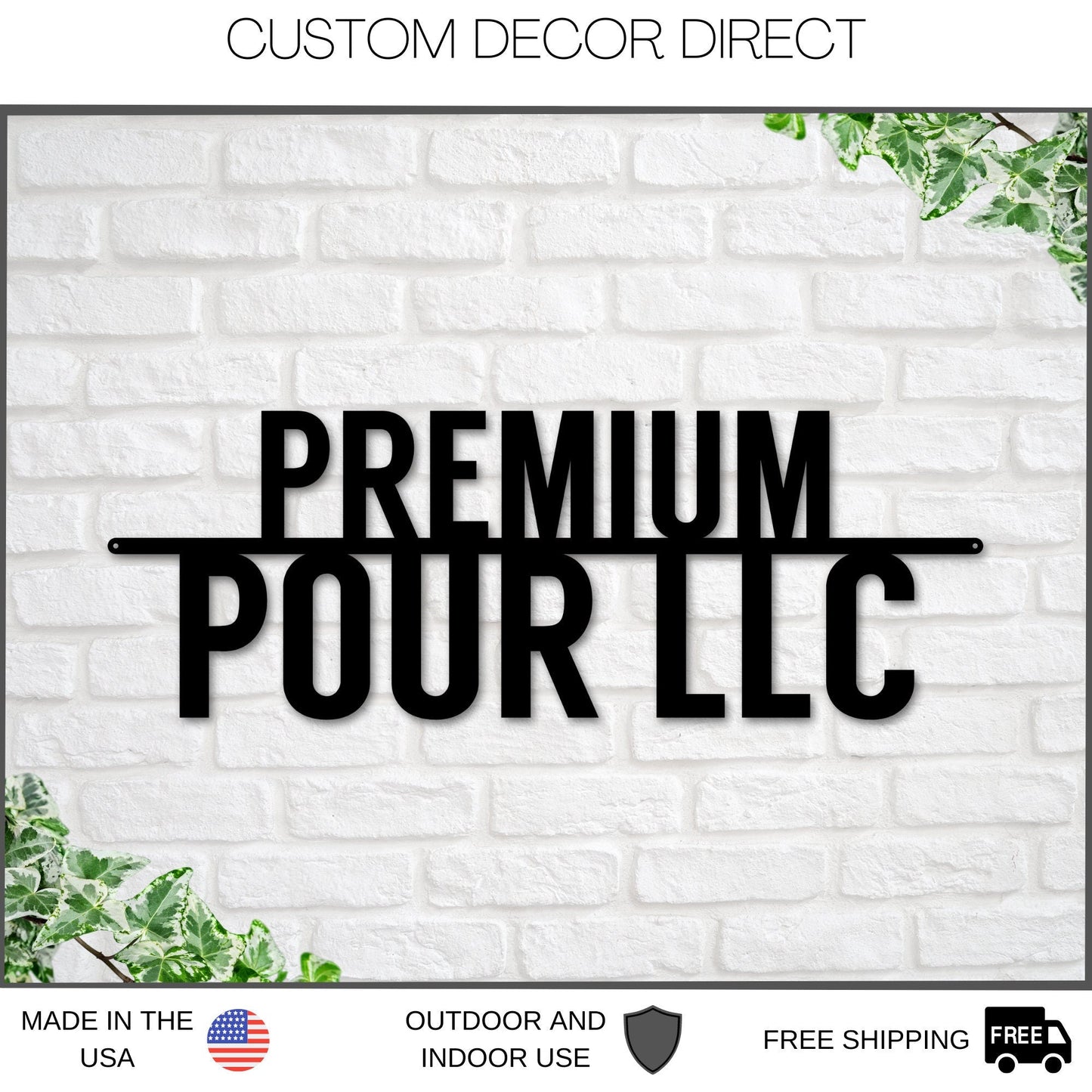Black Friday Sale, Business Sign, Custom Business name Sign, LLC sign, Metal Sign for Business, Small Business Sign, Sign for small Business