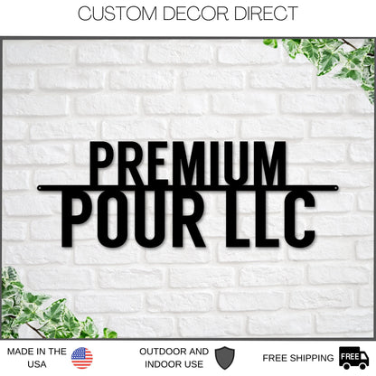Black Friday Sale, Business Sign, Custom Business name Sign, LLC sign, Metal Sign for Business, Small Business Sign, Sign for small Business