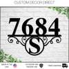 Address Sign, Address Numbers, Address Plaque, Metal house numbers, Personalized Number, Housewarming gifts, Custom metal address sign, EST