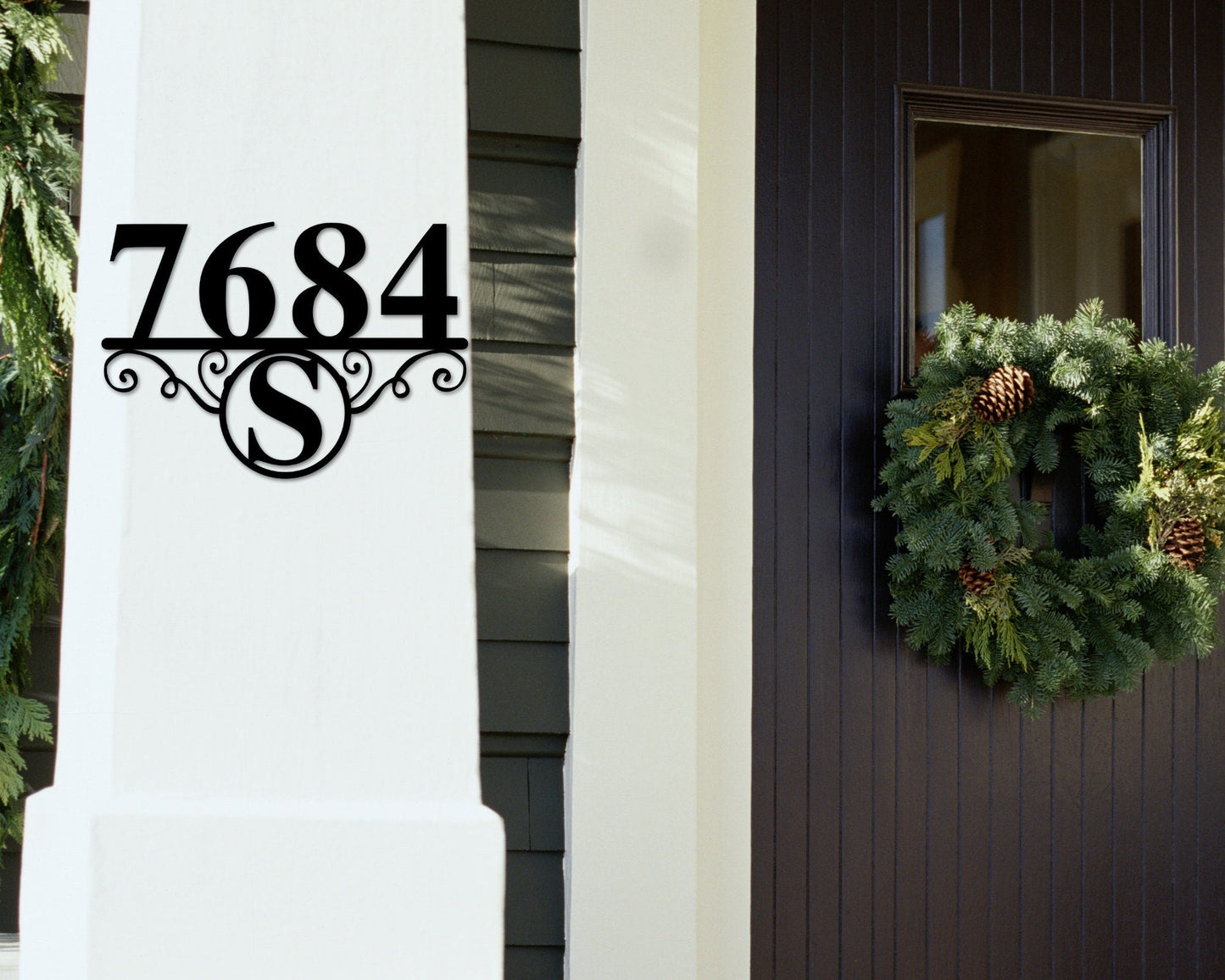 Address Sign, Address Numbers, Address Plaque, Metal house numbers, Personalized Number, Housewarming gifts, Custom metal address sign, EST