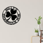 Irish Pub Sign, Personalized Irish Bar Sign, St. Patrick's Day Decor, Irish Sign, Bar Sign, Personalized Sign, Irish Bar Sign, Shamrocks
