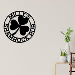 Personalized Irish Pub Sign, Irish Bar Sign, St. Patrick's Day Decor, Irish Sign, Bar Sign, Personalized Sign, Irish Bar Sign, Shamrocks