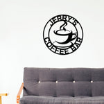 Mothers day gift, Personalized Mothers day Gift, Gift for Mom, Coffee Bar Sign, Coffee Sign, Coffee Lover, Coffee, Metal Coffee Sign, Coffee