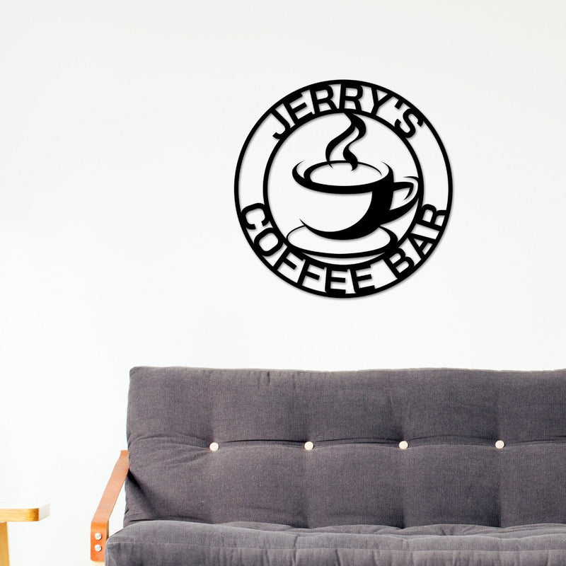 Mothers day gift, Personalized Mothers day Gift, Gift for Mom, Coffee Bar Sign, Coffee Sign, Coffee Lover, Coffee, Metal Coffee Sign, Coffee