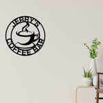 Mothers day gift, Personalized Mothers day Gift, Gift for Mom, Coffee Bar Sign, Coffee Sign, Coffee Lover, Coffee, Metal Coffee Sign, Coffee