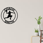 Basketball Sign, Basketball Gift for Boys, Personalized Basketball for boys room, Metal Basketball Sign, Coach Sign, Sports Decor, Kids Gift
