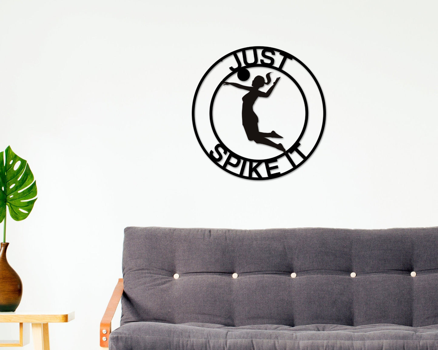 Girly Signs Personalized Volleyball Sign, Girls Volleyball Gift, Volleyball Coach Sign, Sports Decor for Gym, Bedroom