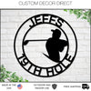 Golf Sign, Golf Gift for Men, Personalized Golf Sign for Golfer, Metal Golf Sign, Coach Sign, Sports Decor, Golf Coach Sign, Guy Golf