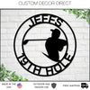 Golf Sign, Golf Gift for Boys, Personalized Golf Sign for Boys room, Metal Golf Sign, Coach Sign, Sports Decor, Golf Coach Sign, Guy Golf