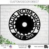 Workshop Sign, Customized shop Sign, Fathers day Gift, Personalized Garage, Workshop Sign, Dads garage shop Sign, Man Cave Gifts, Dads Shop
