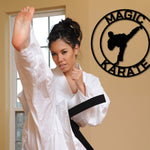 Martial Arts Sign, Karate Metal Sign, MMA Gym Sign, Brazilian Jiu-Jitsu, Judo, Karate Dojo Decor, Taekwondo Custom Sign