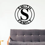 Last name Established Sign, Last name Sign Metal, Personalized, Last name Monogram