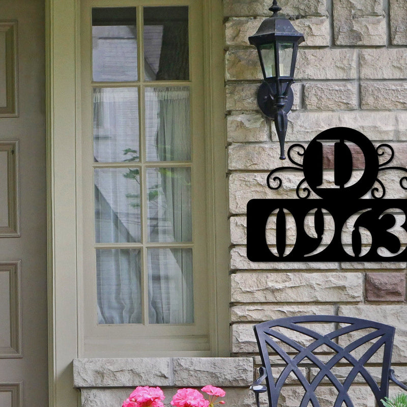 Custom Metal Address Sign, Rectangle Metal House Numbers, Outdoor Metal, Mailbox Sign, Metal Address Plaque, Housewarming Gift, Metal