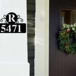 Custom Metal Address Sign, Rectangle Metal House Numbers, Outdoor Metal, Mailbox Sign, Metal Address Plaque, Housewarming Gift, Metal