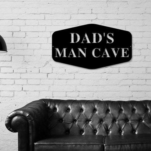 Dads Workshop, Dads Garage Sign, Fathers Day Gift, Metal Sign, Gift for Husband, Sign for Dad, Personalized Dad Sign, Dad Sign, Gift for Dad