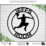 Basketball Sign, Basketball Gift for Boys, Personalized Basketball for boys room, Metal Basketball Sign, Coach Sign, Sports Decor, Kids Gift