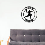 Basketball Sign, Basketball Gift for Boys, Personalized Basketball for boys room, Metal Basketball Sign, Coach Sign, Sports Decor, Kids Gift