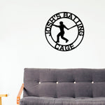 Baseball Sign, Baseball Gift for Boys, Personalized Baseball for boys room, Metal Baseball Sign, Coach Sign, Sports Decor, Batting Cage Sign