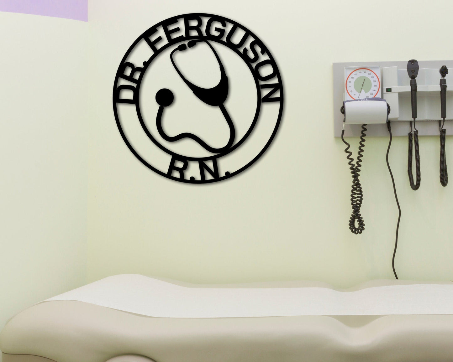 Personalized Doctor Sign, Custom Doctor Metal Sign, Doctor's Office Decor, Personalized Nurse Sign, Doctor Gift, Nurse Gift, Med Student