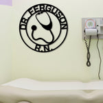 Personalized Doctor Sign, Custom Doctor Metal Sign, Doctor's Office Decor, Personalized Nurse Sign, Doctor Gift, Nurse Gift, Med Student