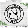 Personalized Doctor Sign, Custom Doctor Metal Sign, Doctor's Office Decor, Personalized Nurse Sign, Doctor Gift, Nurse Gift, Med Student