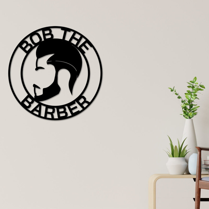 Personalized Barber Sign, Custom Barber Shop Sign, Barbershop Open Sign, Business, Gift for Barber