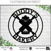 Cake Bakery Sign, Cake Shop Sign, Personalized Cake Sign, Bakery Decor, Custom Bakery Shop Sign, Cake Business Sign, Kitchen Sign, Mom Gift