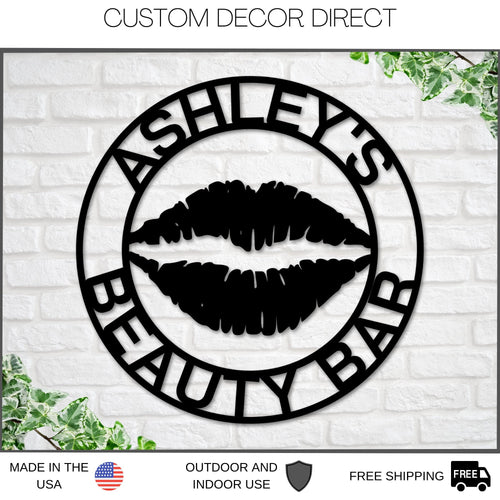 Makeup Salon Sign, Nail Salon Business Sign, Personalized Makeup Sign, Custom Nail Salon Sign, Beauty Salon Decor, Nail Salon Decor, Nails