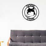 Dogecoin Sign, Metal Dogecoin Sign, Personalized Dogecoin, Custom Cryptocurrency Sign, Dogecoin Gift, Dogecoin Wall Art, Dogecoin Crypto