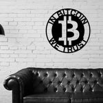 Bitcoin to the moon, Bitcoin Sign, Metal Bitcoin Sign, Personalized Bitcoin, Custom Cryptocurrency Sign, Bitcoin Gift, Bitcoin Wall Art