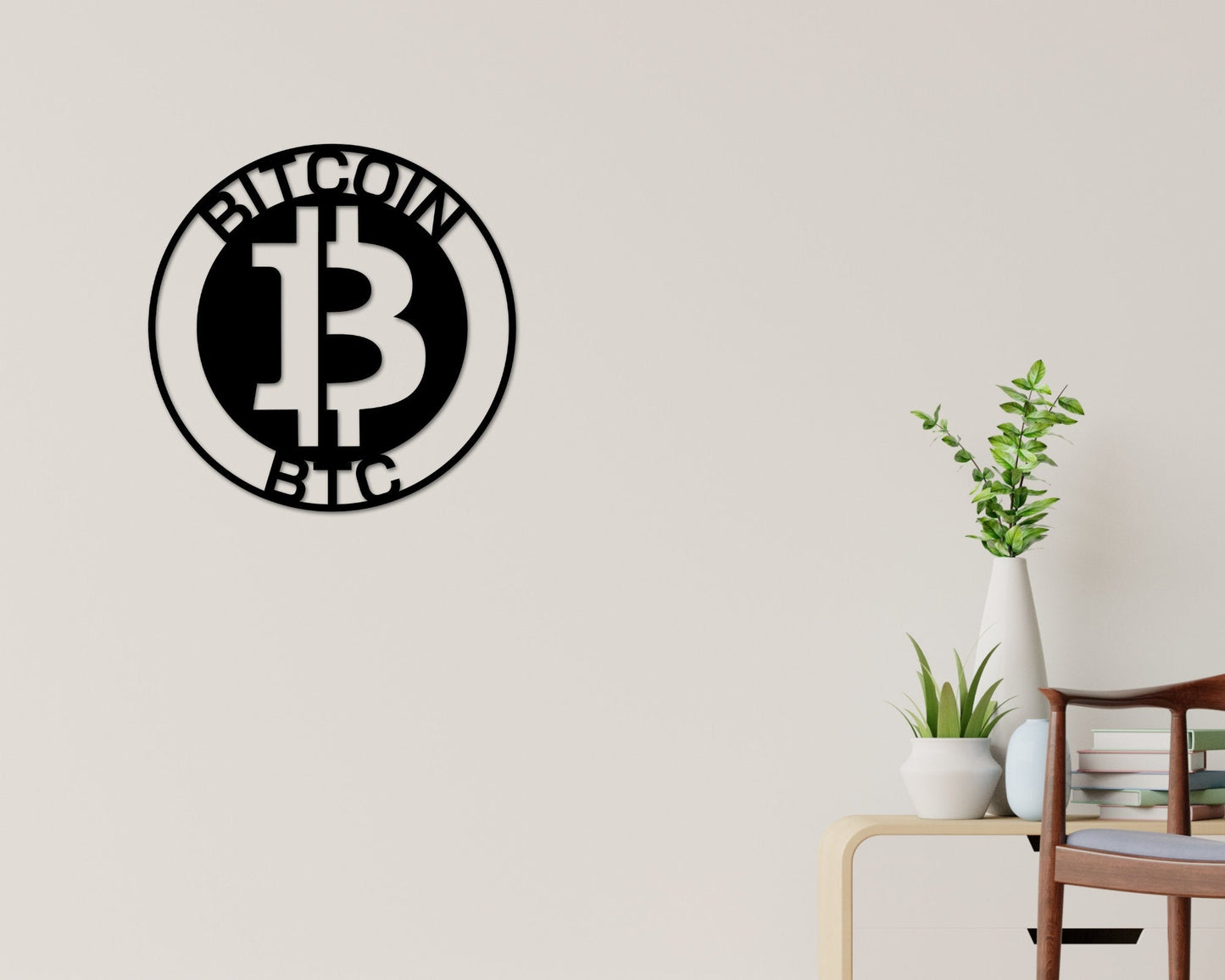 Bitcoin to the moon, Bitcoin Sign, Metal Bitcoin Sign, Personalized Bitcoin, Custom Cryptocurrency Sign, Bitcoin Gift, Bitcoin Wall Art