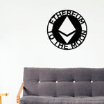 Ethereum Sign, Metal Ethereum Sign, Personalized Ethereum , Custom Cryptocurrency Sign, Ethereum Gift, Ethereum Wall Art, Ethereum Crypto