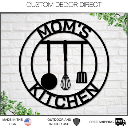 Black Friday, Cyber Monday Sale, Custom Kitchen Sign, Personalized Kitchen Sign, Metal Kitchen Sign, Kitchen Gift, Kitchen Decor, For Her