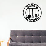 Custom Kitchen Sign, Personalized Kitchen Sign, Metal Kitchen Sign, Kitchen Gift, Kitchen Decor, Gifts for her, gift for mom, Mothers Day