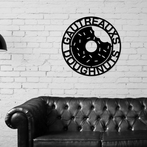 Donut Shop Sign, Personalized Donuts Sign, Donut Shop Decor, Custom Donut Shop Sign, Donut Stand Open Sign, Business Donut Sign