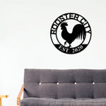 Rooster House Sign, Our Little Coop Sign, Personalized Rooster Sign, Custom Rooster House Sign, Rooster Decor, Chicken Sign, Rustic Sign