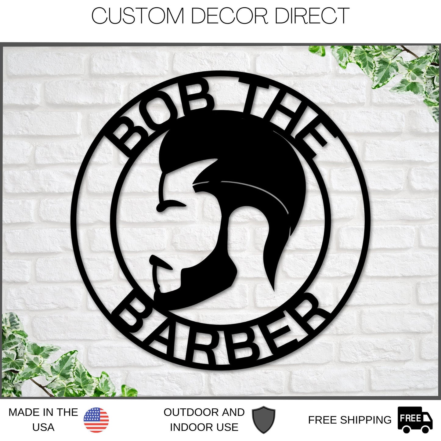 Barber Shop Sign, Personalized Barber Sign, Barber Shop Decor, Custom Barber Shop Sign, Barbershop Open Sign, Business, Gift for Barber