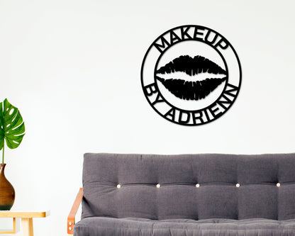 Makeup Salon Sign, Nail Salon Business Sign, Personalized Makeup Sign, Custom Nail Salon Sign, Beauty Salon Decor, Nail Salon Decor, Nails