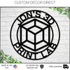 3D Print Sign, Print Lab Sign, 3D Printing Business Sign, Print Room Sign, 3D Printing, Metal Sign, 3D Sign, Lab Sign, 3D printer Room Sign