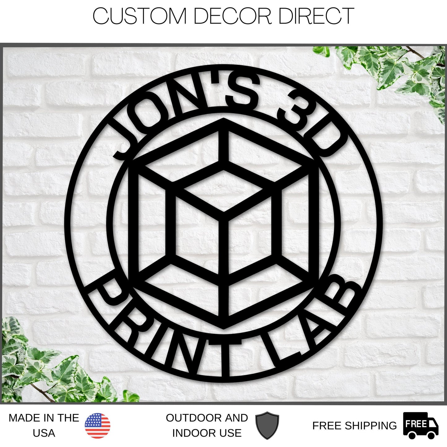 3D Print Sign, Print Lab Sign, 3D Printing Business Sign, Print Room Sign, 3D Printing, Metal Sign, 3D Sign, Lab Sign, 3D printer Room Sign