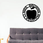 Teacher Sign, Teacher Gift, Metal Sign, Classroom Decor, Classroom Sign, Teacher Name Sign, Personalized Teacher, Teacher Door Sign, Grade