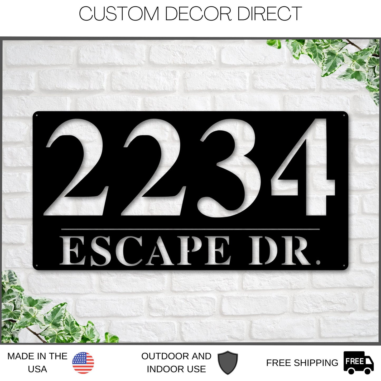 Address Sign, Metal Address Plaque, Metal house numbers, Custom Address Sign, Home Address Sign, Address Number, Bestseller