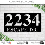 Address Sign, Metal Address Plaque, Metal house numbers, Custom Address Sign, Home Address Sign, Address Number, Bestseller