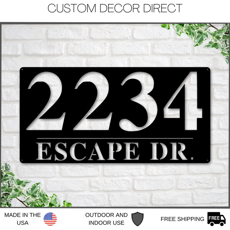 Address Sign, Metal Address Plaque, Metal house numbers, Custom Address Sign, Home Address Sign, Address Number, Bestseller